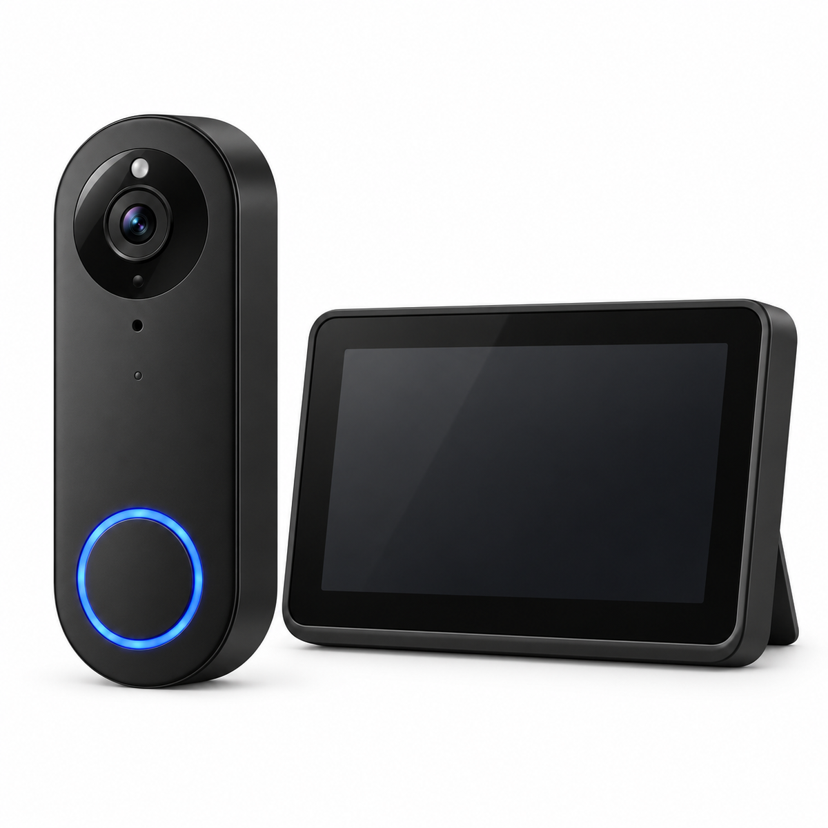 Campainha Inteligente Wi-Fi com Câmara e Ecrã de 7"