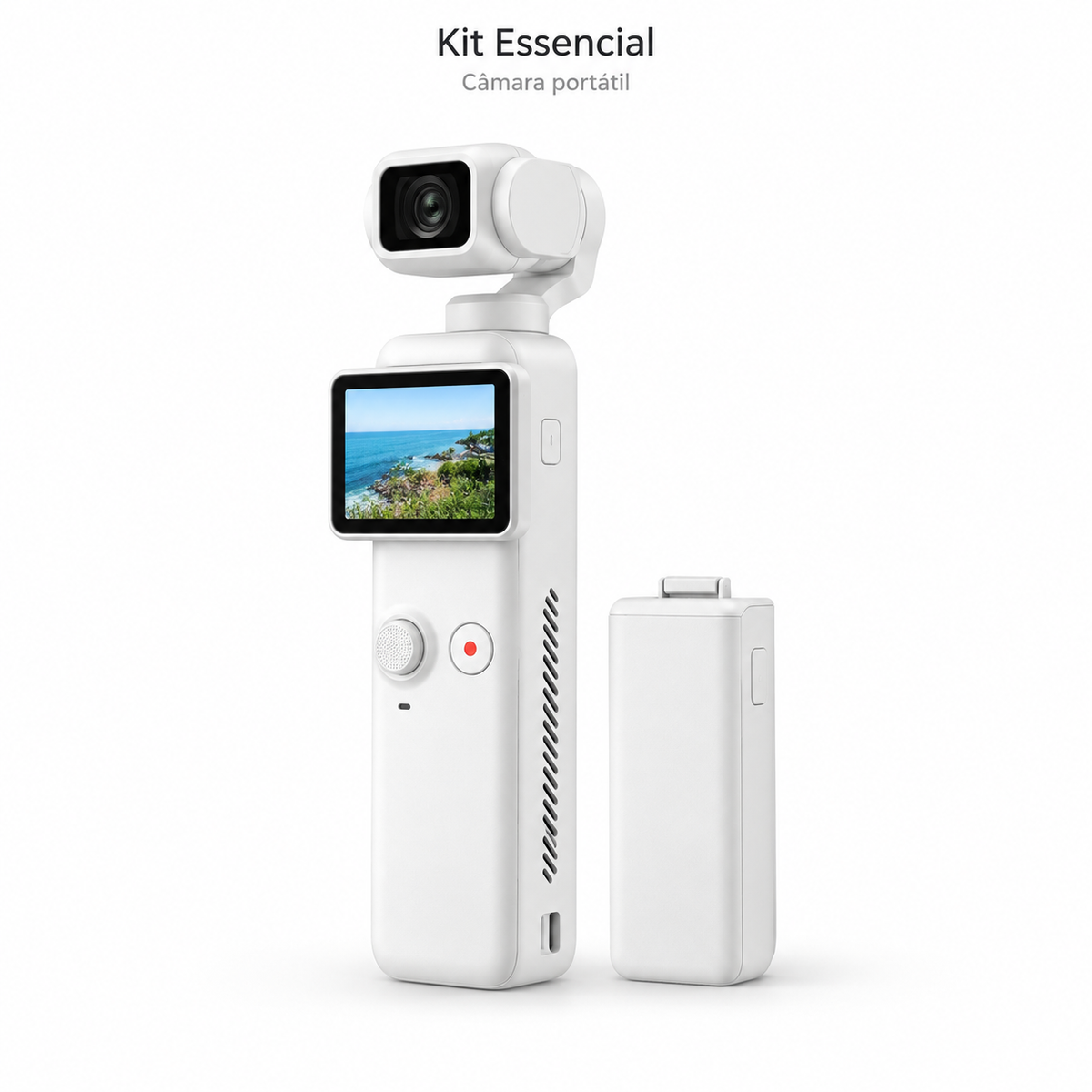 Câmara Gimbal Modular — Kits Essencial, Viagem e Criador
