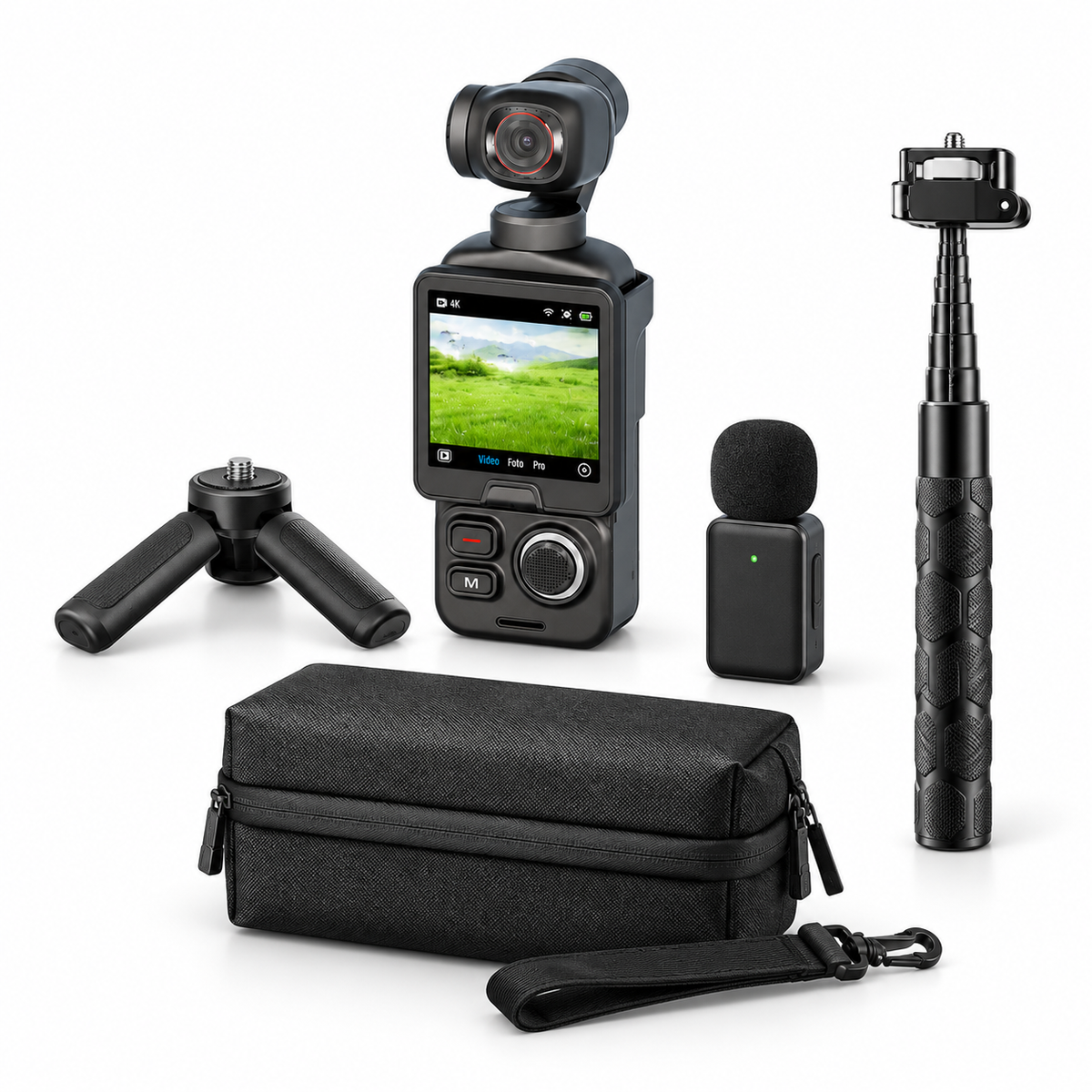 Pocket 4 — Câmara de Bolso com Estabilizador 4K 60 fps